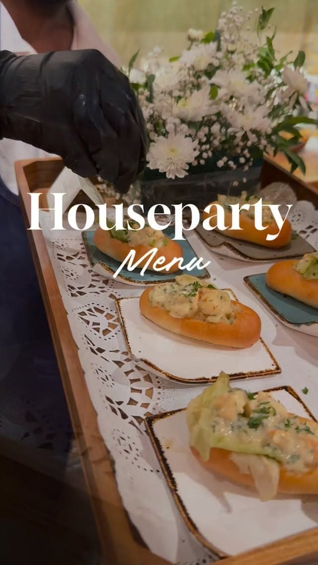 Serving you some Sunday deliciousness from a house party we catered recently ✨🍴 Exotic dishes, a fully managed team, and zero hosting st…