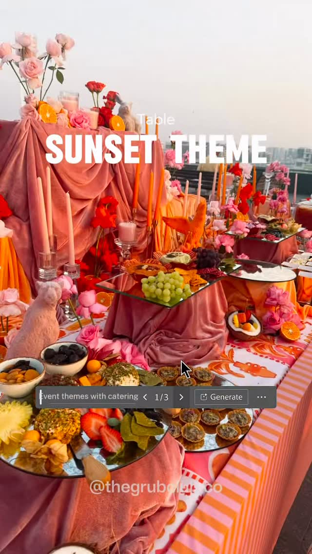 Every celebration has a vibe, and we love bringing it to life. ✨ From sunset-themed gatherings to house parties and pre-wedding functions…