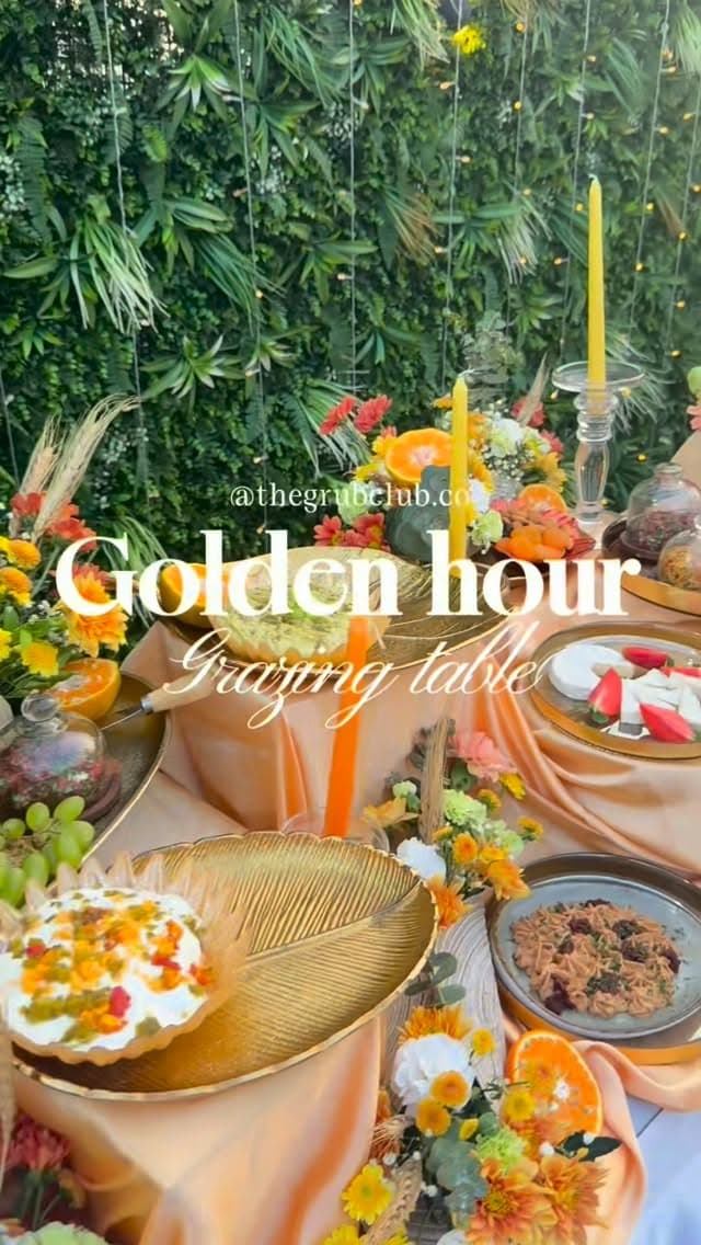 Golden hour, sunset views, and a grazing table designed to be enjoyed slowly ✨ Every detail came together beautifully, creating a setup t…