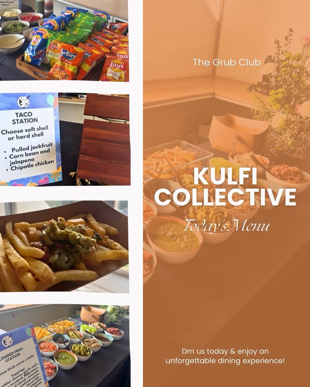 Loved curating a menu for Kulfi Collective that felt just as unique as the brand ✨ Thoughtful combinations, bold flavours, and dishes des…